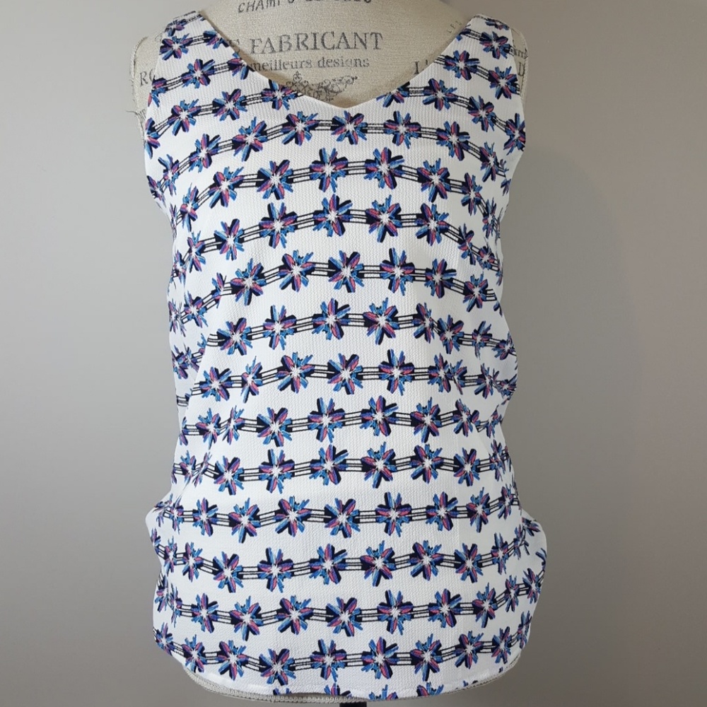 Halogen fully lined tank blouse